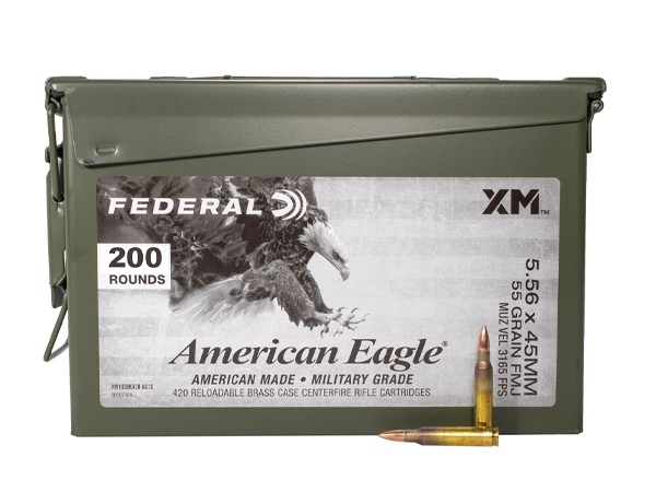 Federal - 5.56X45 MM NATO - 55 Grain Full Metal Jacket 