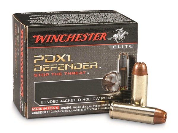 20x Winchester Defender 40S&W - 165 Grains Bonded Jacketed Hollow Point 